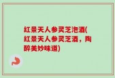 红景天人参灵芝泡酒(红景天人参灵芝酒，陶醉美妙味道)