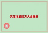 灵芝泡酒配方大全图解