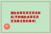 猪肚虫草花灵芝煲汤禁忌(烹制猪肚虫草花灵芝汤需注意的事项)
