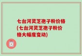 七台河灵芝孢子粉价格(七台河灵芝孢子粉价格大幅度变动)