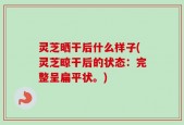 灵芝晒干后什么样子(灵芝晾干后的状态：完整呈扁平状。)