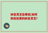 树舌灵芝在哪买(如何购买优质的树舌灵芝？