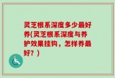 灵芝根系深度多少最好养(灵芝根系深度与养护效果挂钩，怎样养最好？)