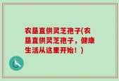 农垦直供灵芝孢子(农垦直供灵芝孢子，健康生活从这里开始！)