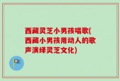 西藏灵芝小男孩唱歌(西藏小男孩用动人的歌声演绎灵芝文化)