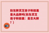 敖东牌灵芝孢子粉胶囊是大品牌吗(敖东灵芝孢子粉胶囊：是否大牌？)