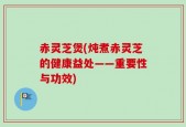 赤灵芝煲(炖煮赤灵芝的健康益处——重要性与功效)