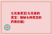 七兄弟灵芝(七兄弟的灵芝：探秘七种灵芝的药用价值)