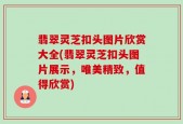 翡翠灵芝扣头图片欣赏大全(翡翠灵芝扣头图片展示，唯美精致，值得欣赏)