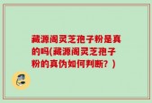 藏源阁灵芝孢子粉是真的吗(藏源阁灵芝孢子粉的真伪如何判断？)