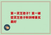 第一灵芝孢子？紫一破壁灵芝孢子粉到哪里买最好