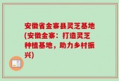 安徽省金寨县灵芝基地(安徽金寨：打造灵芝种植基地，助力乡村振兴)
