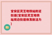 宝安区灵芝地铁站附近街道(宝安区灵芝地铁站周边街道焕发新活力)