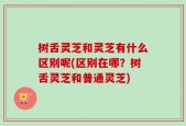 树舌灵芝和灵芝有什么区别呢(区别在哪？树舌灵芝和普通灵芝)