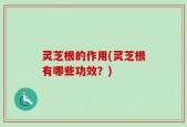 灵芝根的作用(灵芝根有哪些功效？)
