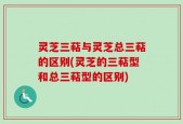 灵芝三萜与灵芝总三萜的区别(灵芝的三萜型和总三萜型的区别)