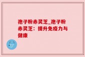孢子粉赤灵芝_孢子粉赤灵芝：提升免疫力与健康