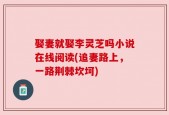 娶妻就娶李灵芝吗小说在线阅读(追妻路上，一路荆棘坎坷)