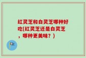 红灵芝和白灵芝哪种好吃(红灵芝还是白灵芝，哪种更美味？)
