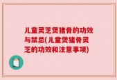 儿童灵芝煲猪骨的功效与禁忌(儿童煲猪骨灵芝的功效和注意事项)