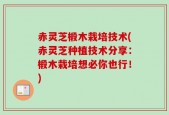 赤灵芝椴木栽培技术(赤灵芝种植技术分享：椴木栽培想必你也行！)