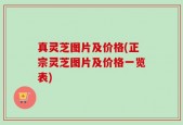 真灵芝图片及价格(正宗灵芝图片及价格一览表)
