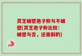 灵芝破壁孢子粉与不破壁(灵芝孢子粉比较：破壁与否，还需斟酌)