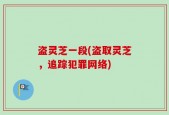 盗灵芝一段(盗取灵芝，追踪犯罪网络)