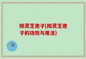 阳灵芝孢子(阳灵芝孢子的功效与用法)