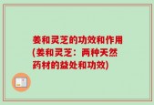 姜和灵芝的功效和作用(姜和灵芝：两种天然药材的益处和功效)