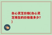 白心灵芝价格(白心灵芝现在的价格是多少？)