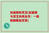 赵丽颖和灵芝(赵丽颖与灵芝共同合作：一窥新剧幕后花絮)