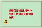 根雕灵芝树(重铸林中神草：根雕灵芝树焕新生机)