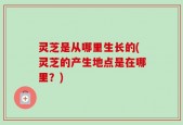灵芝是从哪里生长的(灵芝的产生地点是在哪里？)