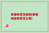 枫香树灵芝收购(枫香树收购灵芝公司)