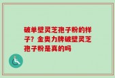 破单壁灵芝孢子粉的样子？金奥力牌破壁灵芝孢子粉是真的吗
