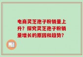 电商灵芝孢子粉销量上升？探究灵芝孢子粉销量增长的原因和趋势？