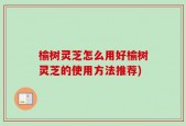 榆树灵芝怎么用好榆树灵芝的使用方法推荐)