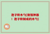 孢子粉木勺(做饭神器！孢子粉制成的木勺)