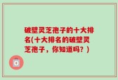 破壁灵芝孢子的十大排名(十大排名的破壁灵芝孢子，你知道吗？)