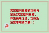 灵芝菇焖鱼鳔的功效与禁忌(灵芝菇焖鱼鳔，养生美味之选，功效及注意事项请了解！)