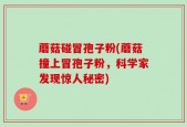 蘑菇碰冒孢子粉(蘑菇撞上冒孢子粉，科学家发现惊人秘密)