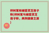 桦树茸和破壁灵芝孢子粉(桦树茸与破壁灵芝孢子粉，两剂健康之源)