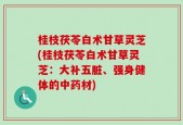 桂枝茯苓白术甘草灵芝(桂枝茯苓白术甘草灵芝：大补五脏、强身健体的中药材)