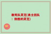 敢死队灵芝(勇士团队：致胜的灵芝)