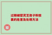 过期破壁灵芝孢子粉胶囊的危害及处理方法