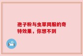 孢子粉与虫草同服的奇特效果，你想不到