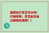破壁机打灵芝可以吗(打破常规，灵芝能否通过破壁机提取？)