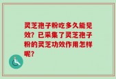 灵芝孢子粉吃多久能见效？已采集了灵芝孢子粉的灵芝功效作用怎样呢？
