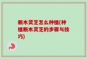 断木灵芝怎么种植(种植断木灵芝的步骤与技巧)